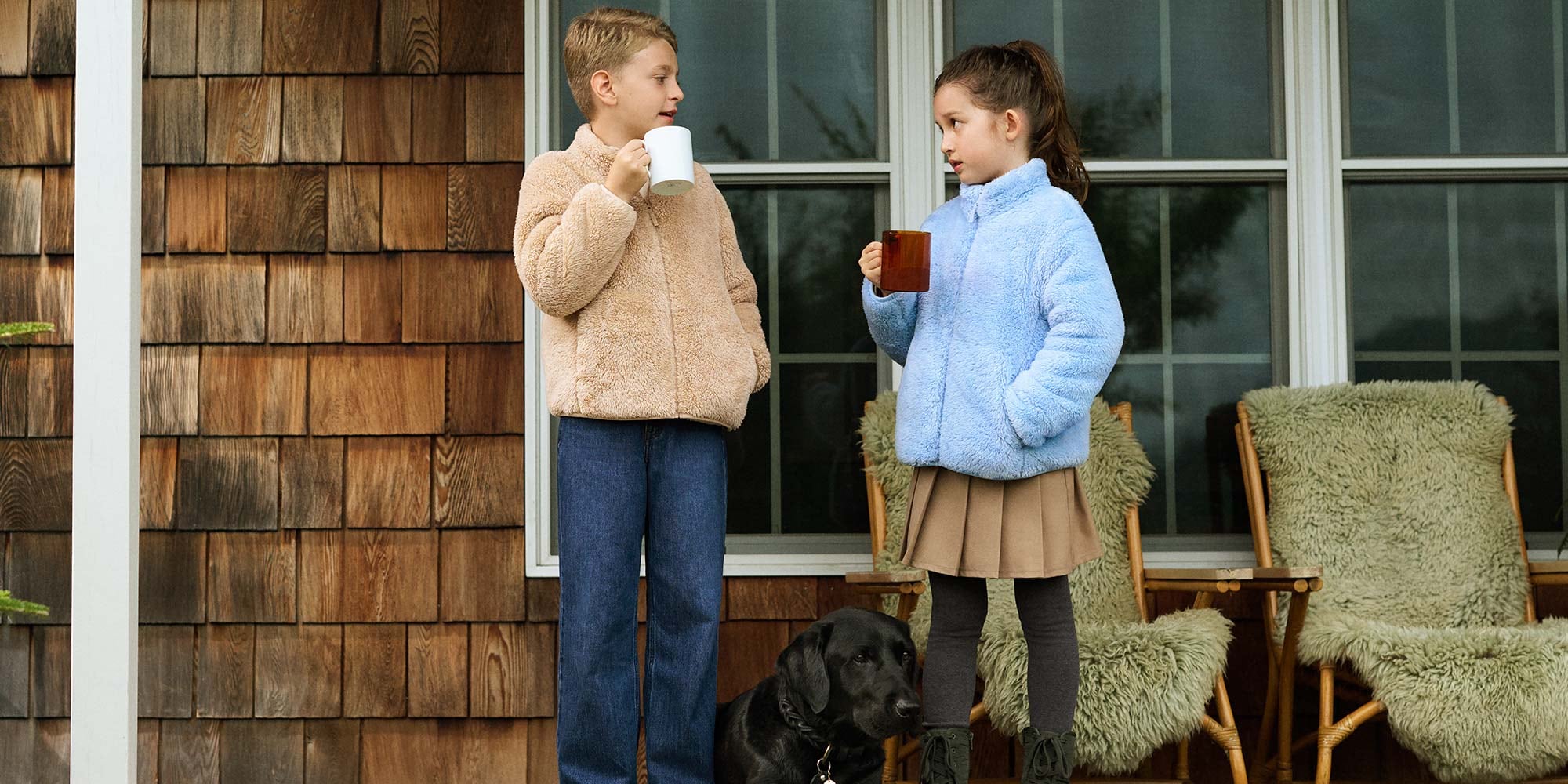 Fluffy Yarn Fleece Jacket