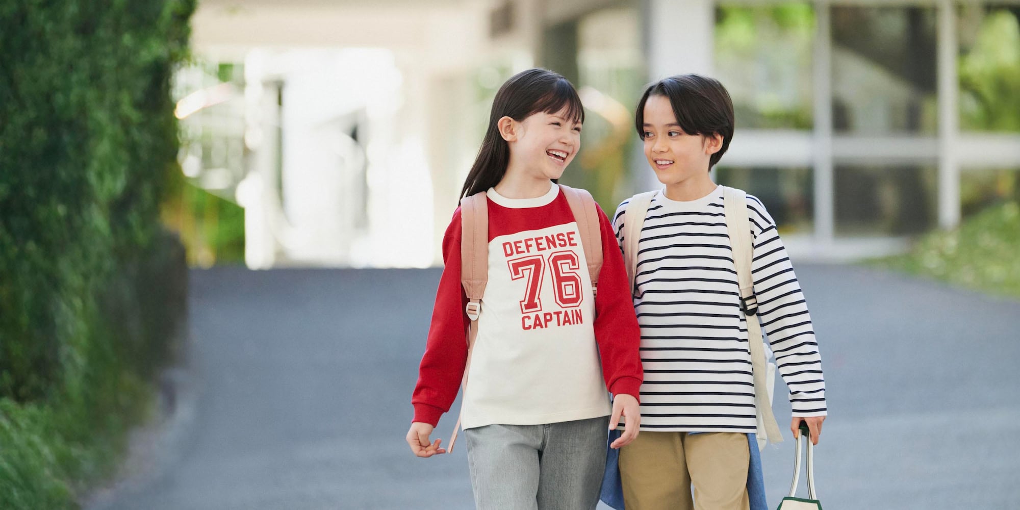 K's AIRism cotton crew neck T/L