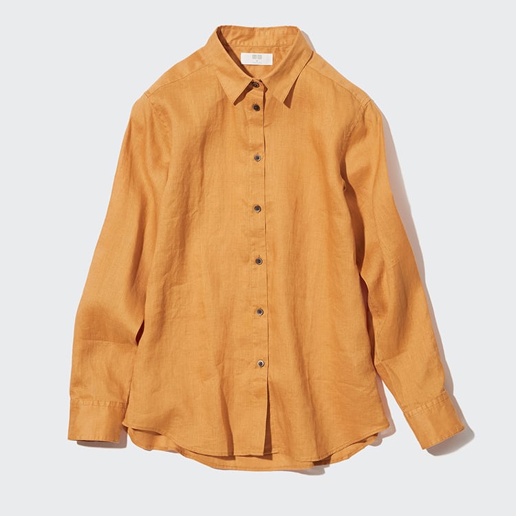 W's linen cotton tapered pants