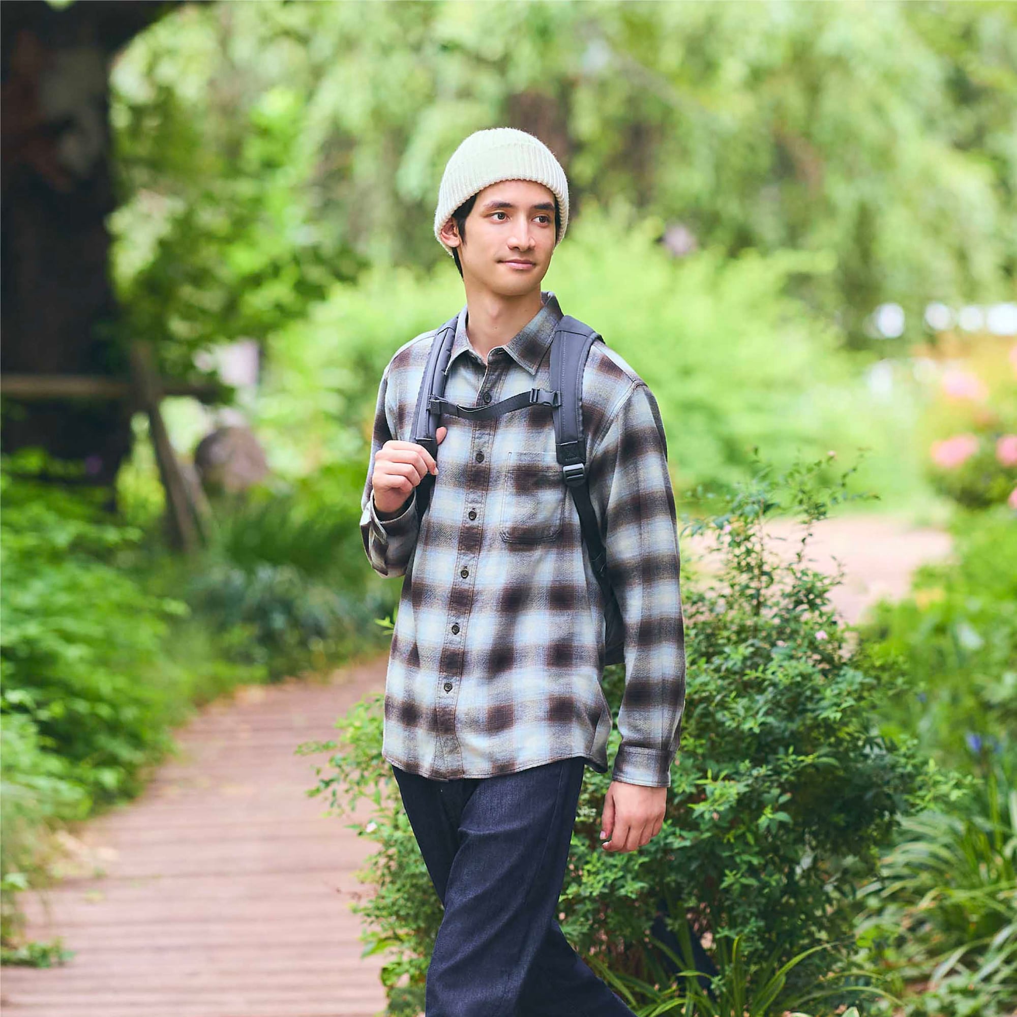 LO - Flannel checked L/S shirt