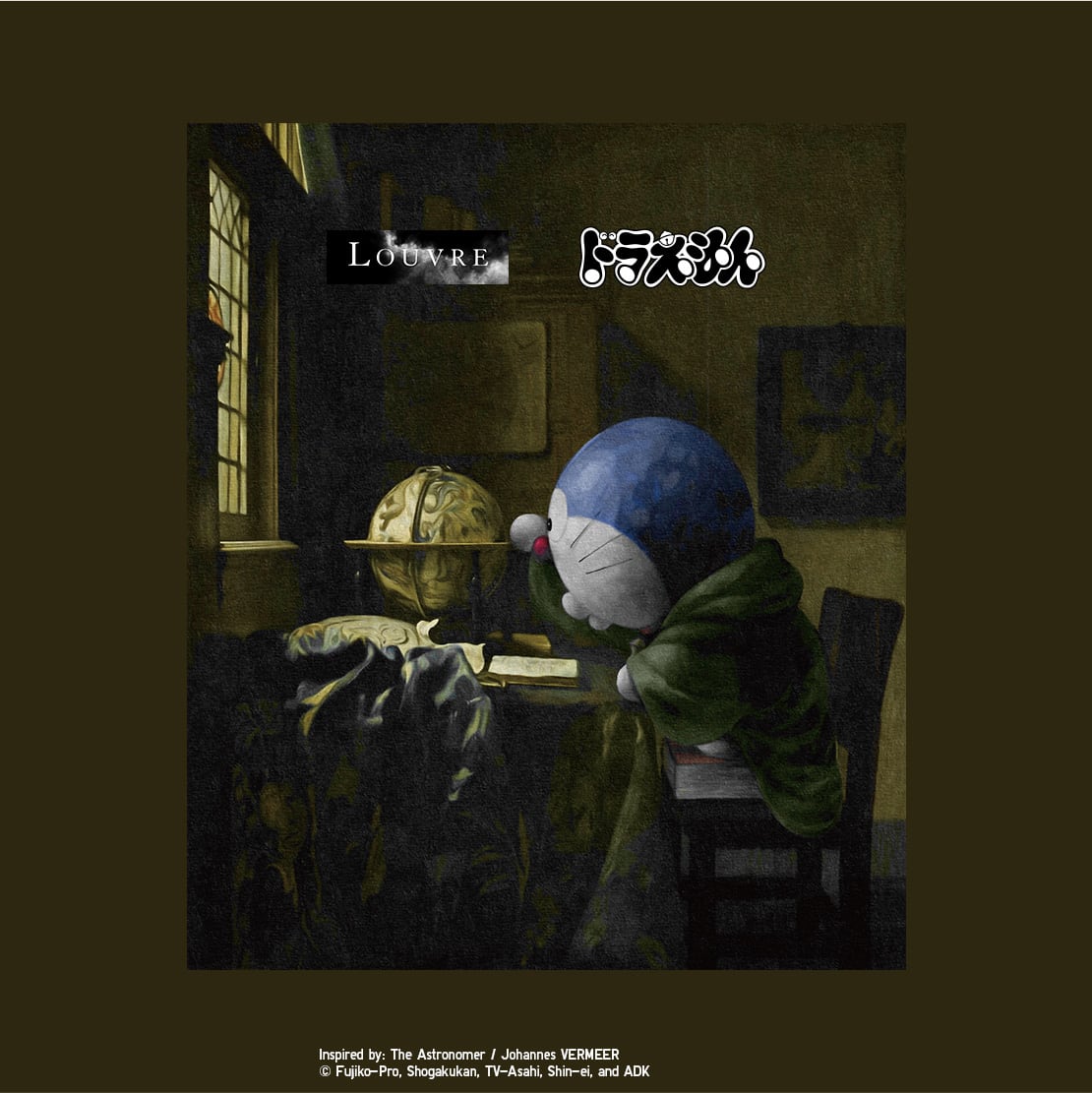 Doraemon meets the Louvre