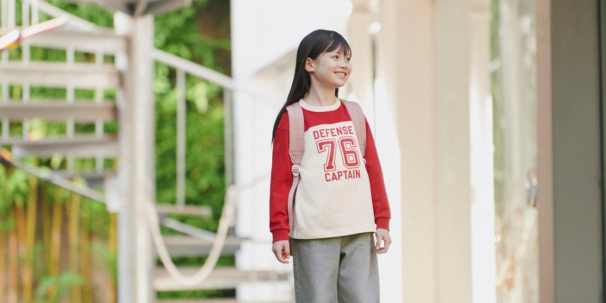 K's AIRism cotton crew neck T/L