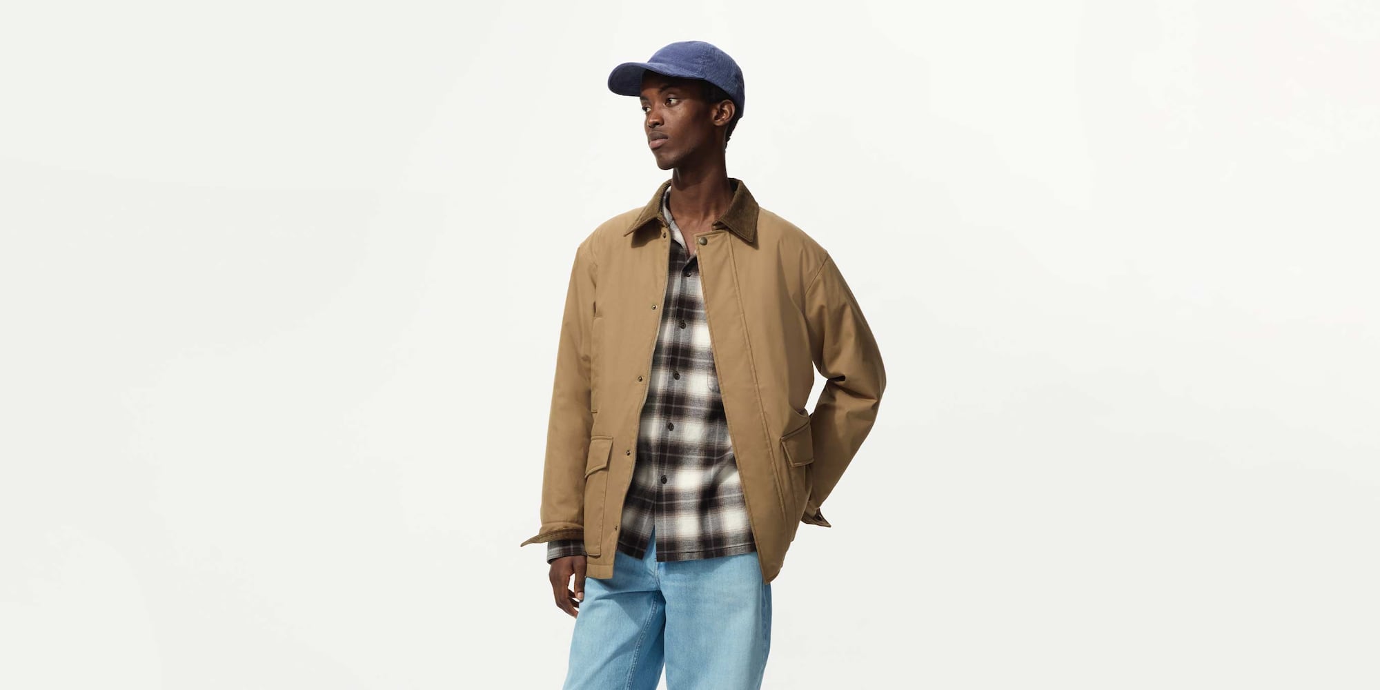 model wearing PUFFERTECH Utility Jacket