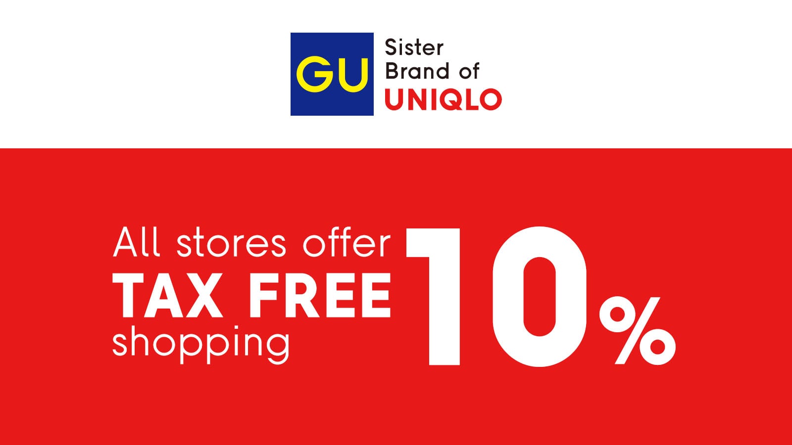 All stores offer tax-free shopping 10%
