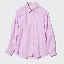 W's premium linen L/S shirt