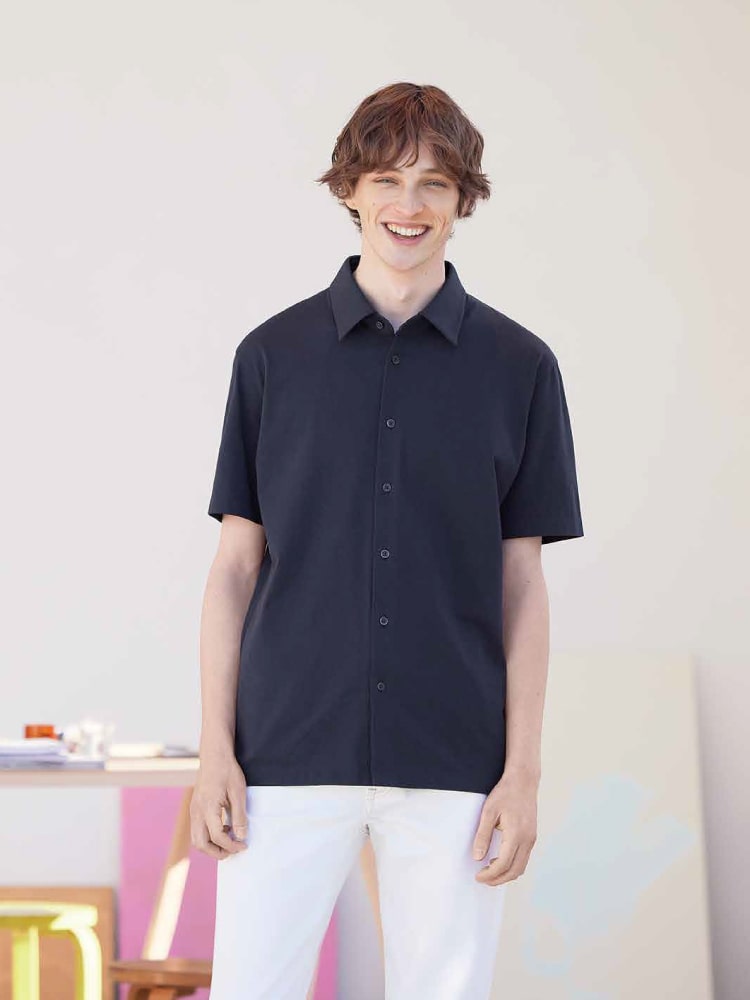 UNIQLO Nhật chính hãng Nam Áo Polo AIRism ngắn tay vải làm mát  MEN AIRism  Polo Shirt Short Sleeves  Shopee Việt Nam