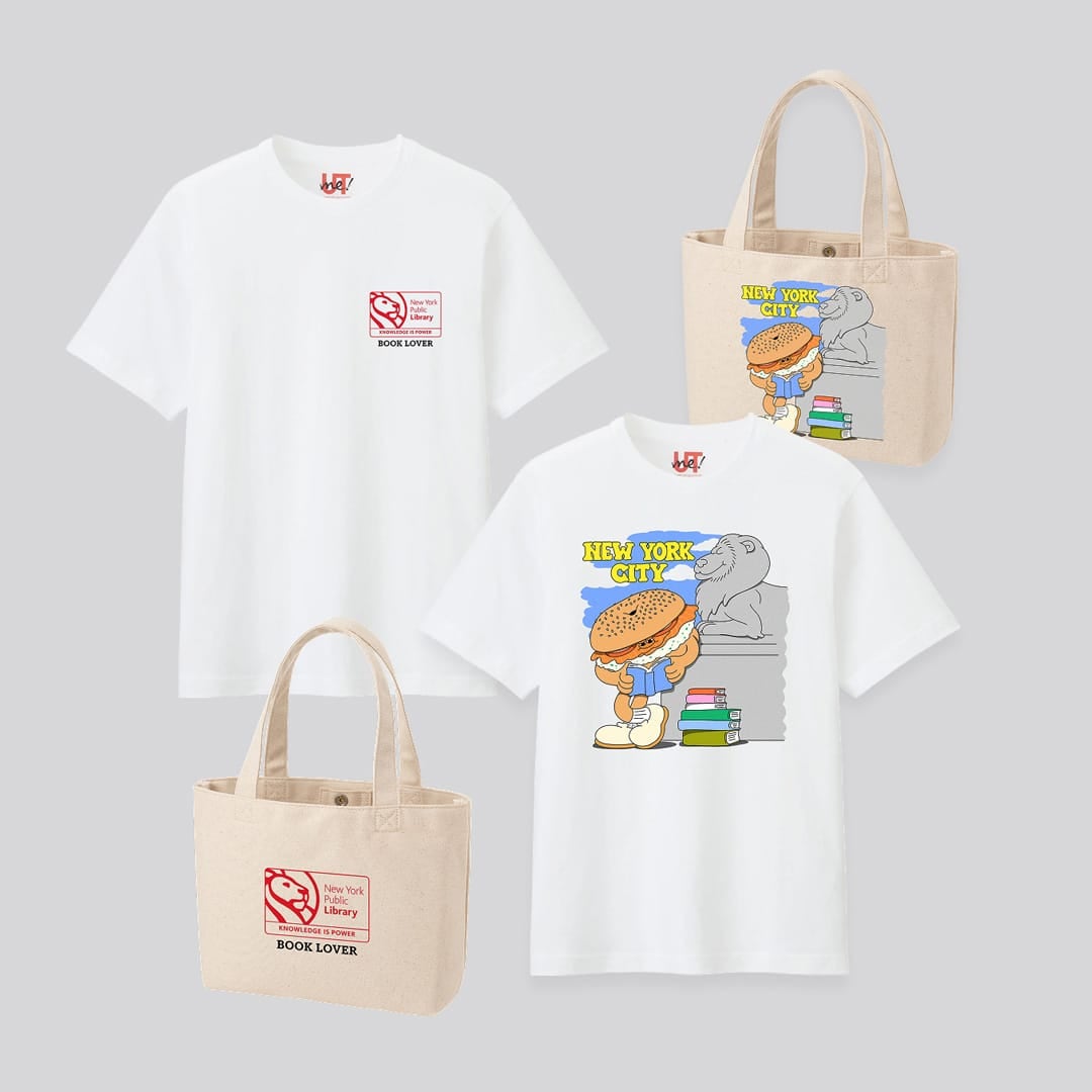 Lauren Martin and Kei Saito x New York Public Library Shirt Design