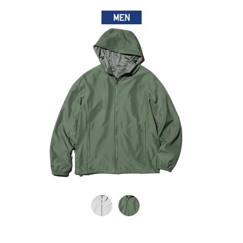 Jaket Parka Reversibel (Water-Repellent)