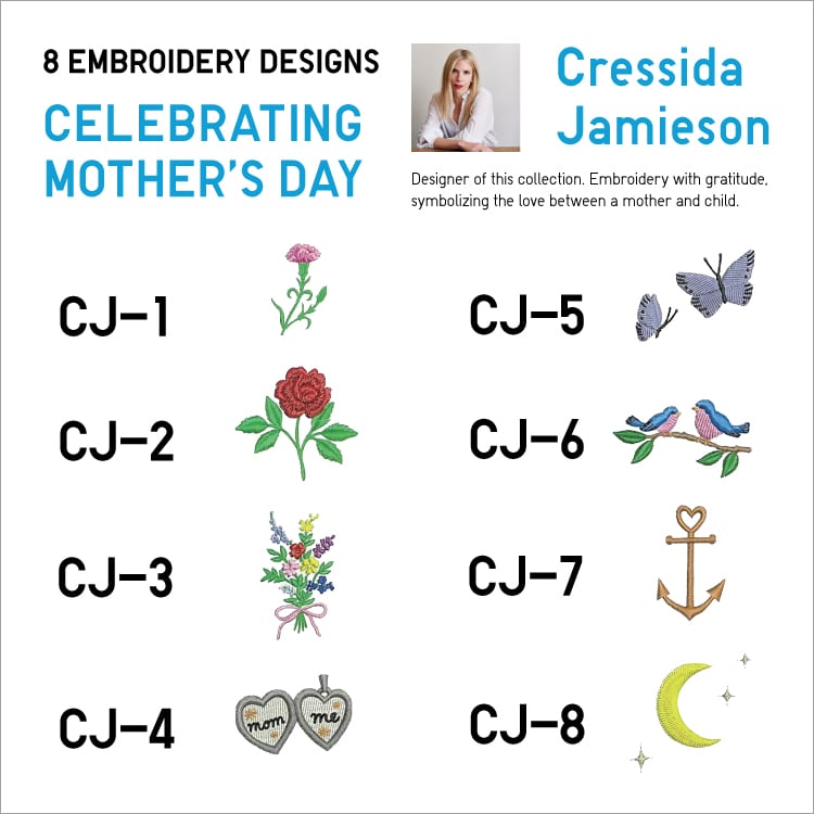 Embroidery from template designs