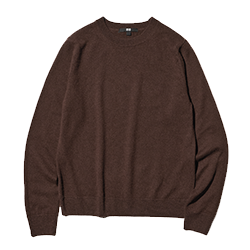 brown cashmere sweater