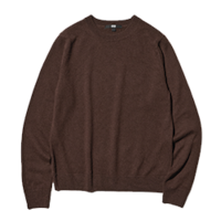 long sleeve red cashmere sweater