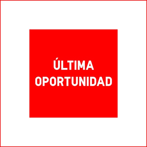 Últimos artículos disponibles, aprovecha y hazte con tus prendas favoritas antes de que se agoten.