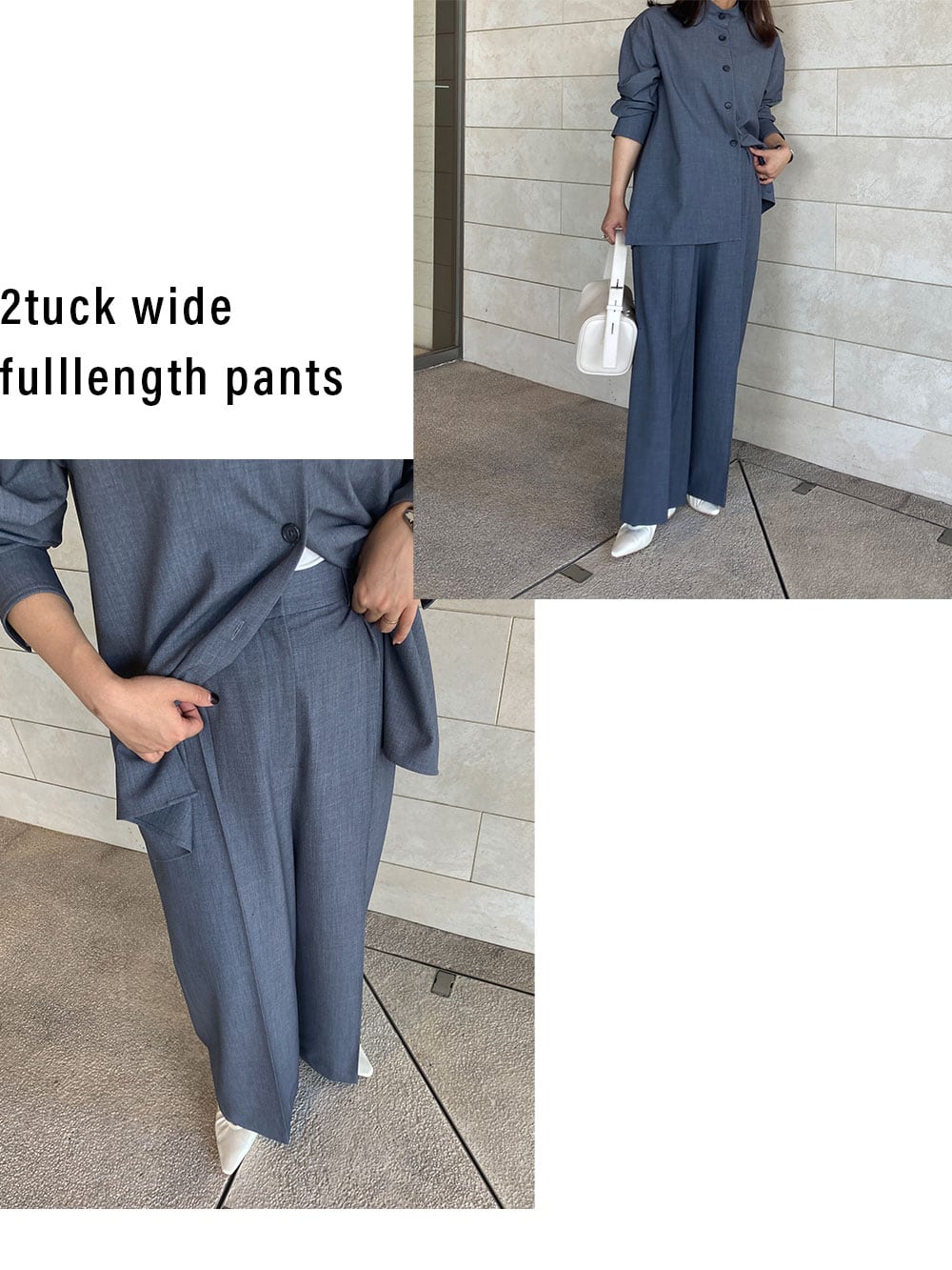 ２タックワイドフルレングスパンツ​