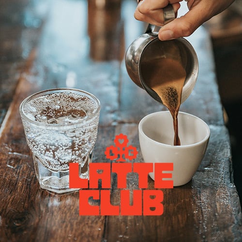 A cup of coffee being poured