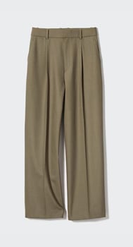 タックワイドパンツ