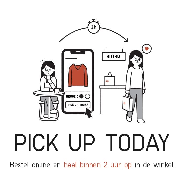 Bestel je favoriete items gemakkelijk online en haal je bestelling dezelfde dag, binnen twee uur, nog op in de winkel.