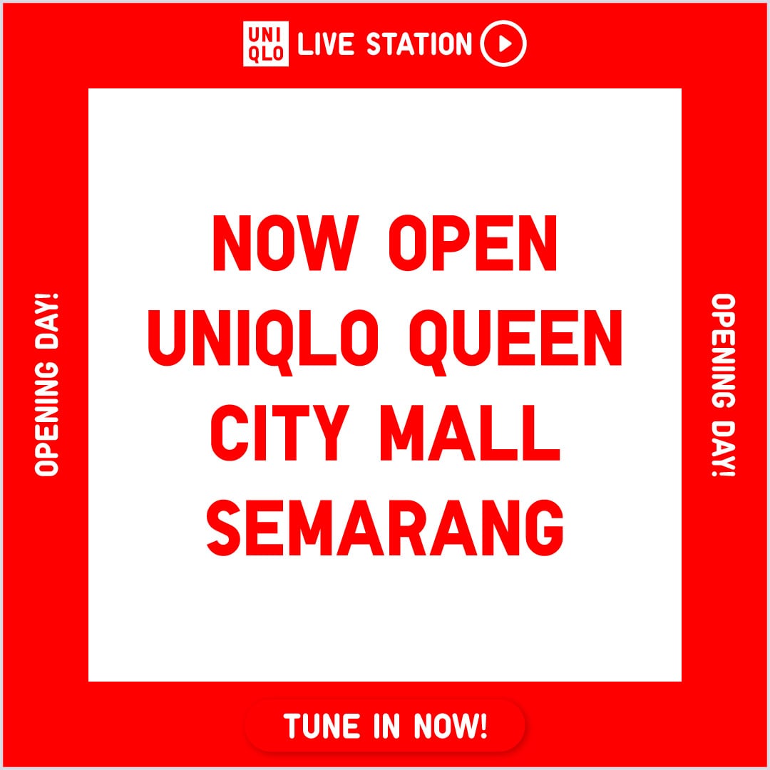 Opening Now! by UNIQLO Queen City Mall UNIQLO LIVE STATION