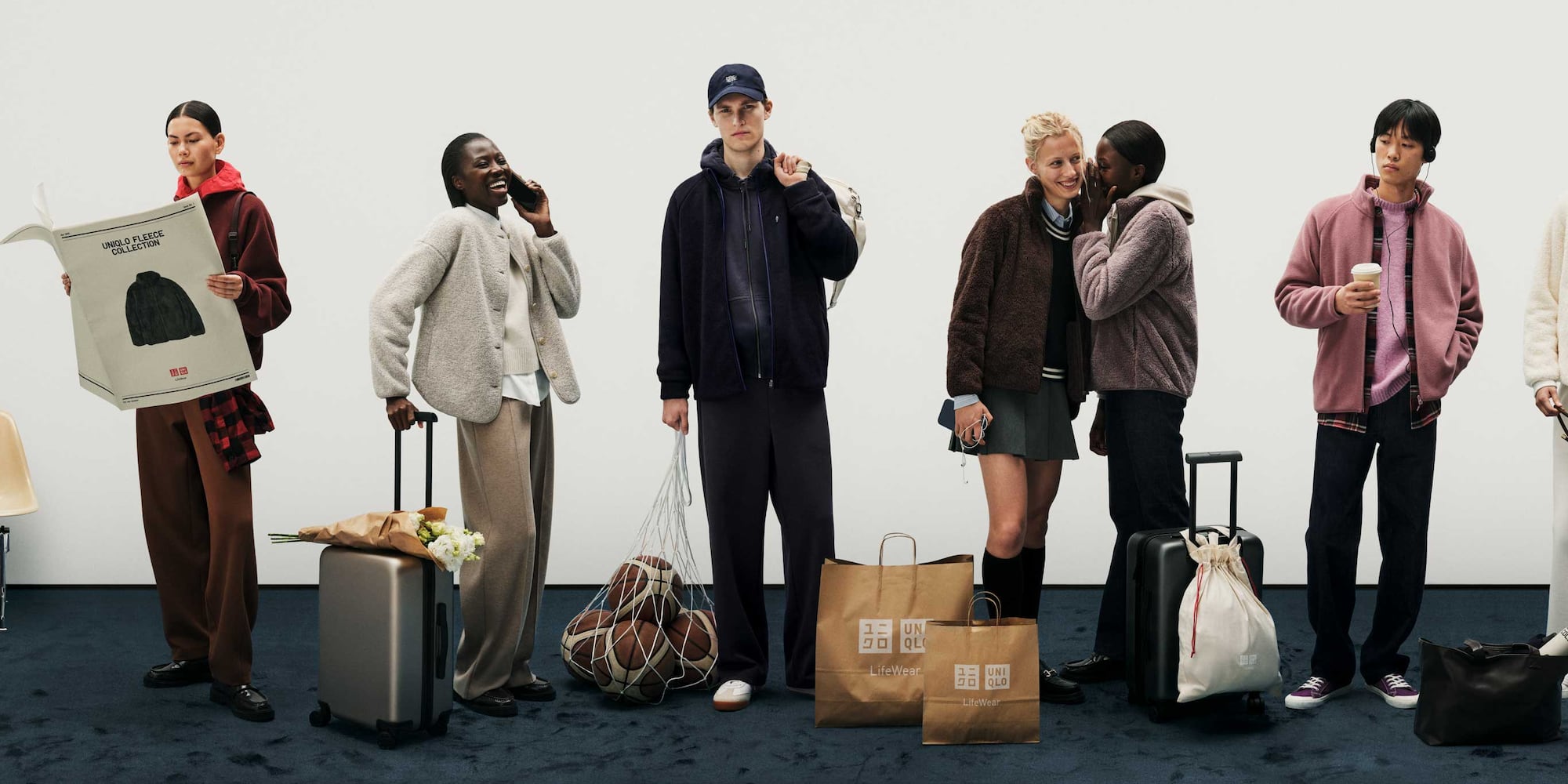 A stand-up collar and piping at the cuffs and hem for extra cold-weather protection.