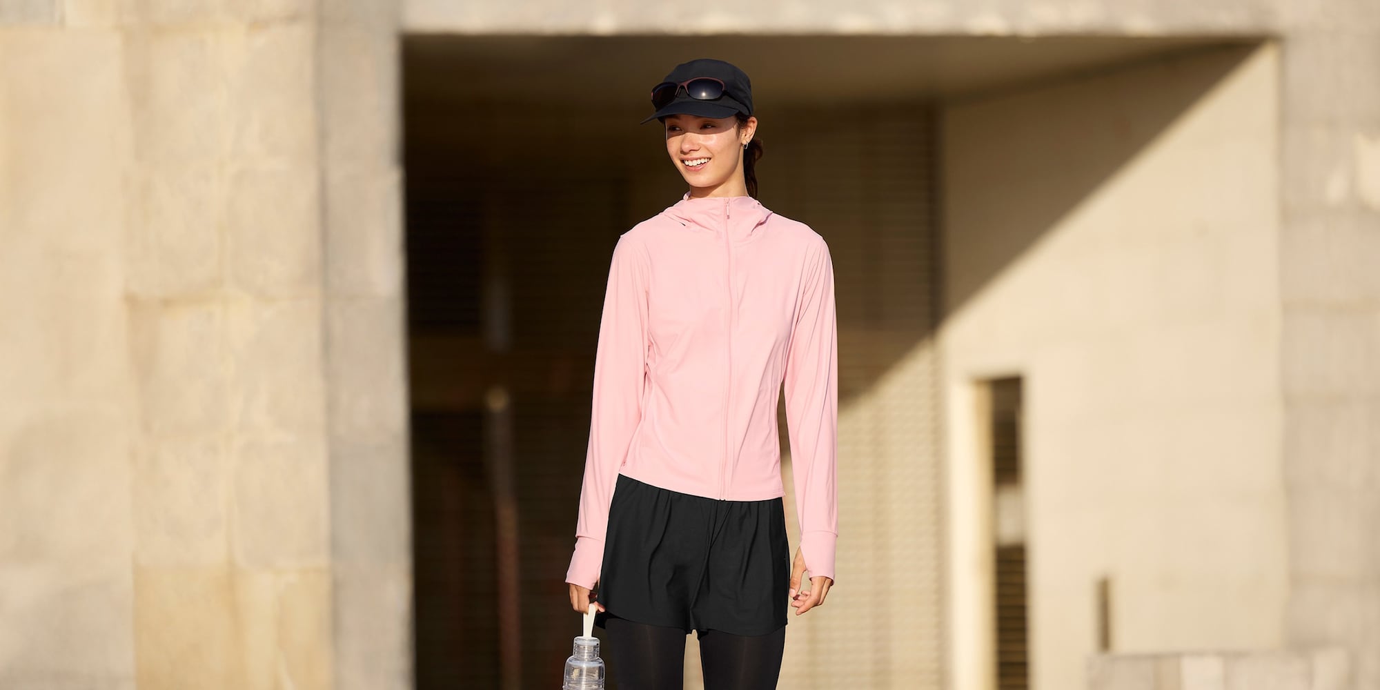 SUW - W's ultra stretch AIRism UV protection full-zip hoodie (new