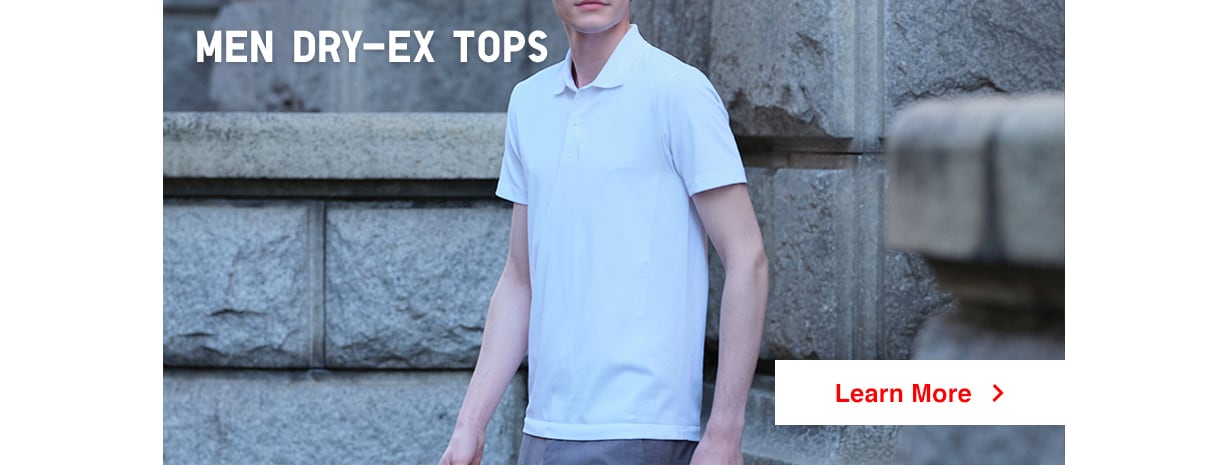 UNIQLO UPDATE - MEN DRY-EX Tops