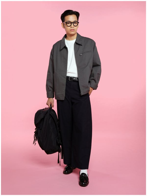 Zip Up Blouson Size XL