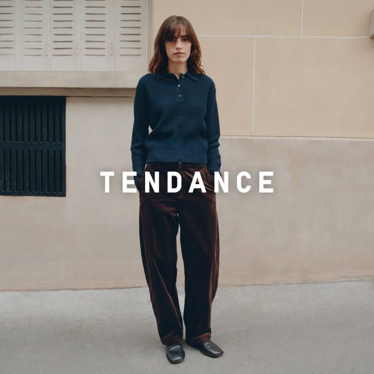 Tendances en magasin. Redirige vers la page dédiée rassemblant les vêtements et accessoires pour femmes UNIQLO les plus populaires en magasin