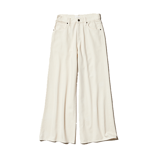 Drapey Wide Flare Jeans