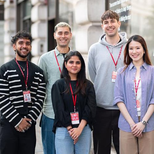 sales assistant on the UNIQLO shop floor