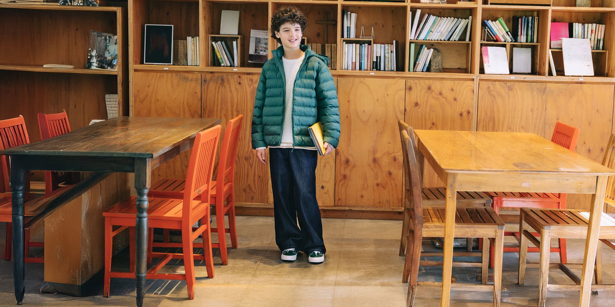 Wide Fit Straight Jeans 