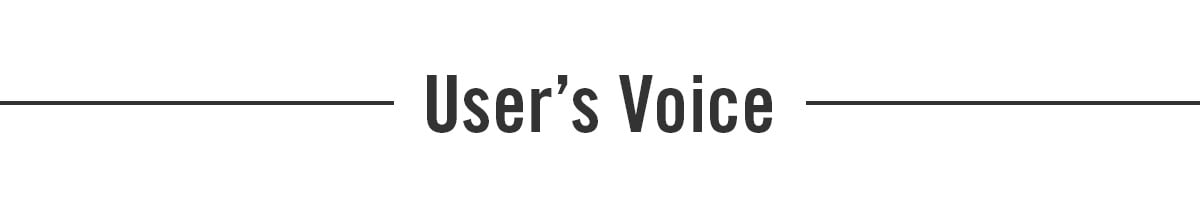 User’s Voice