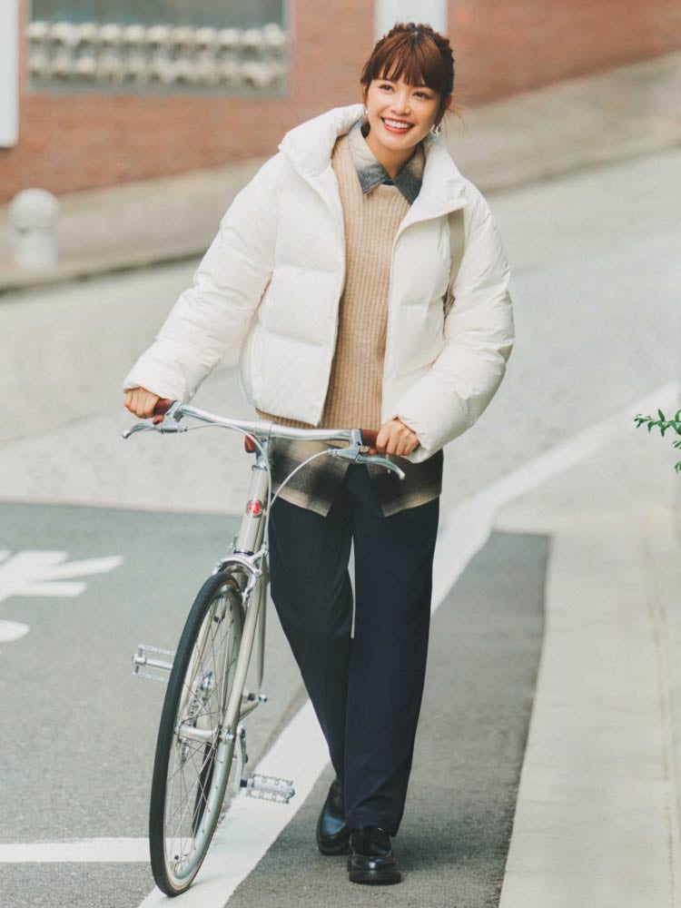 おすすめの新作_スフレヤーンモックネックセーター01