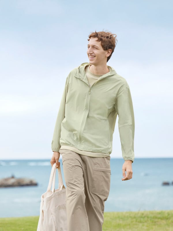 Pocketable UV Protection Parka (Water-repellent)