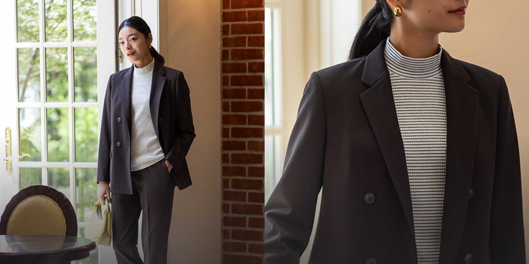 A flattering fit with a touch of texture for added style
that's perfect for layering or wearing on its own.