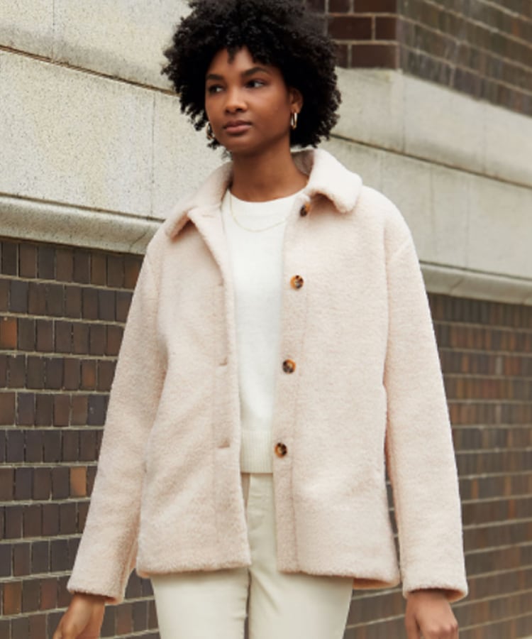 Uniqlo on sale sherpa coat