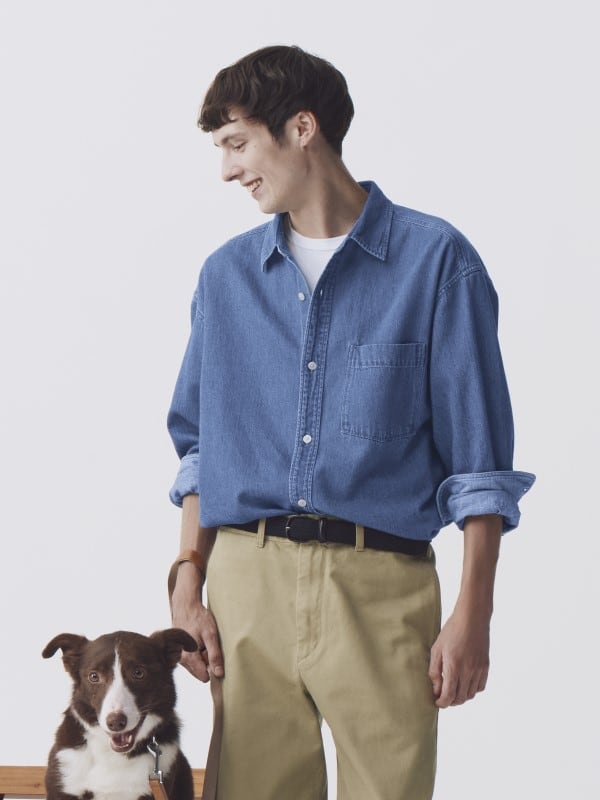 Kemeja Luaran Denim