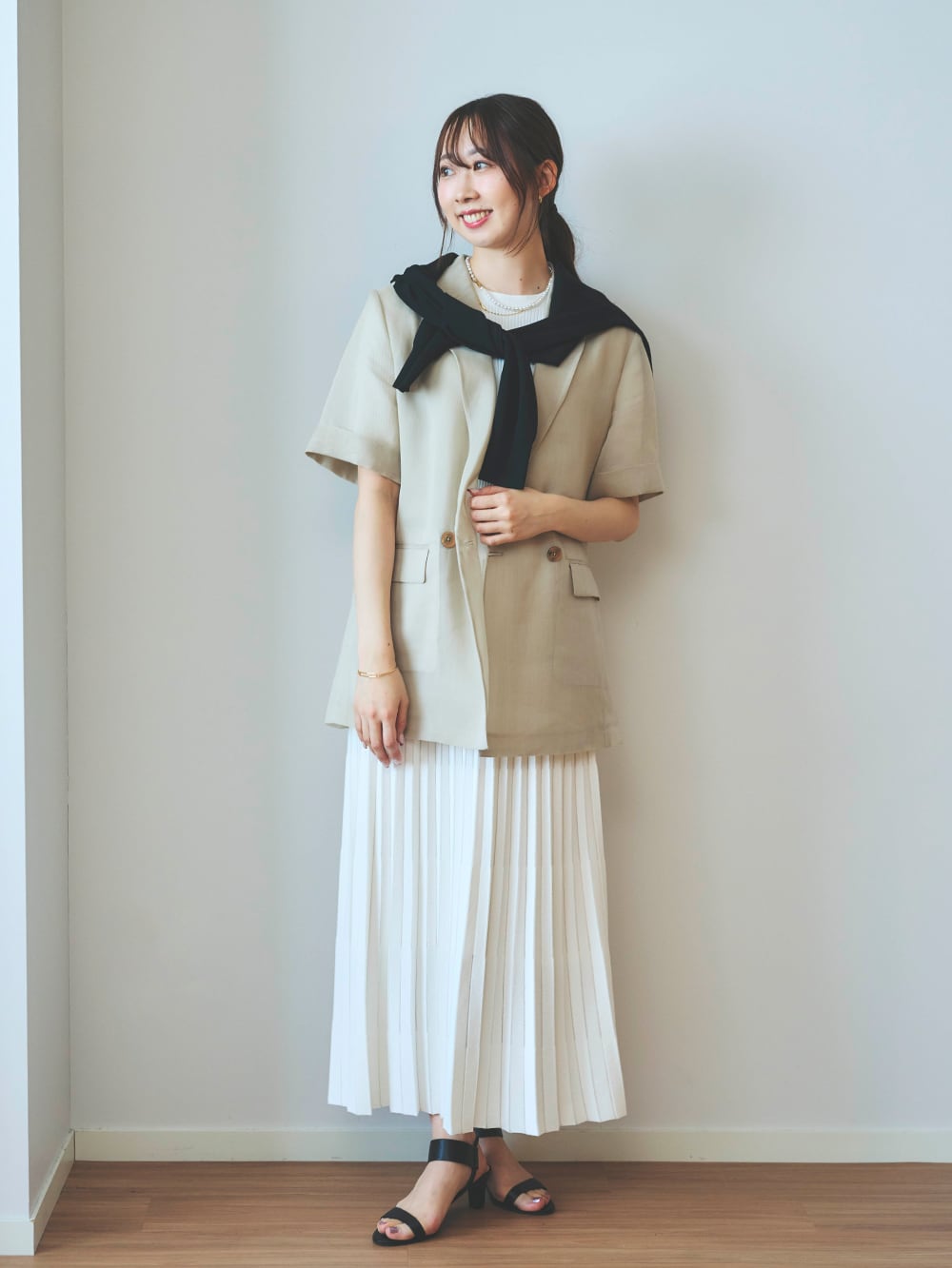 dries van noten ワイドスラックス　ニット切り替え DRIES VAN NOTEN】SS23 ワイド カーゴパンツ Black 送料関税込