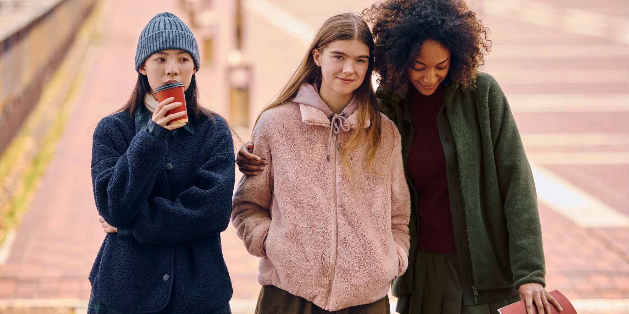 Long-pile fleece offers extra cozy warmth in a wide range of colors.